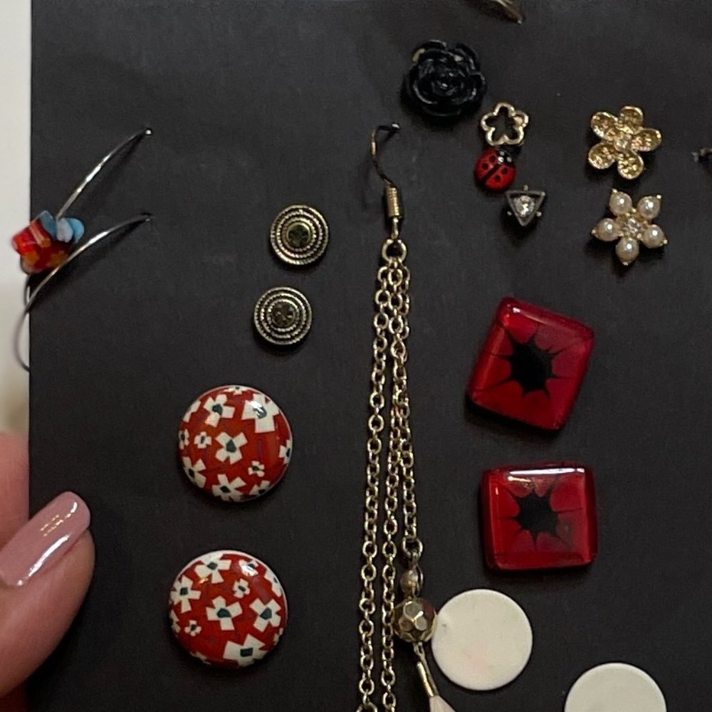 Assorted Earrings for Layering/Stacking - Picture 2 of 4